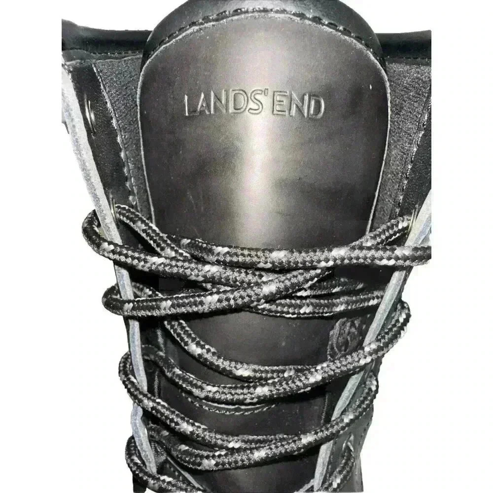 Lands' End Women's Size 9.5 B Duck Rain Boot Black - Picture 7 of 7